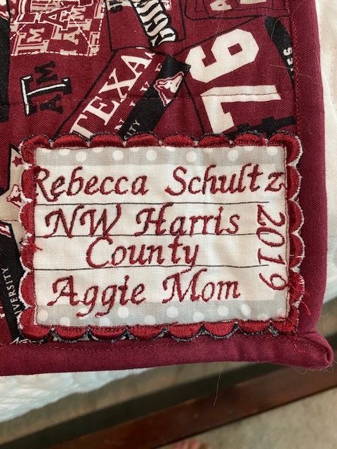 Aggie Quilt Raffle Ticket - 1 for $5