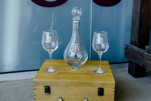 Texas A&M Wine Boxed Decanter Set
